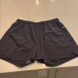 lululemon athletica Black 5’ inch linerless Athletic Shorts